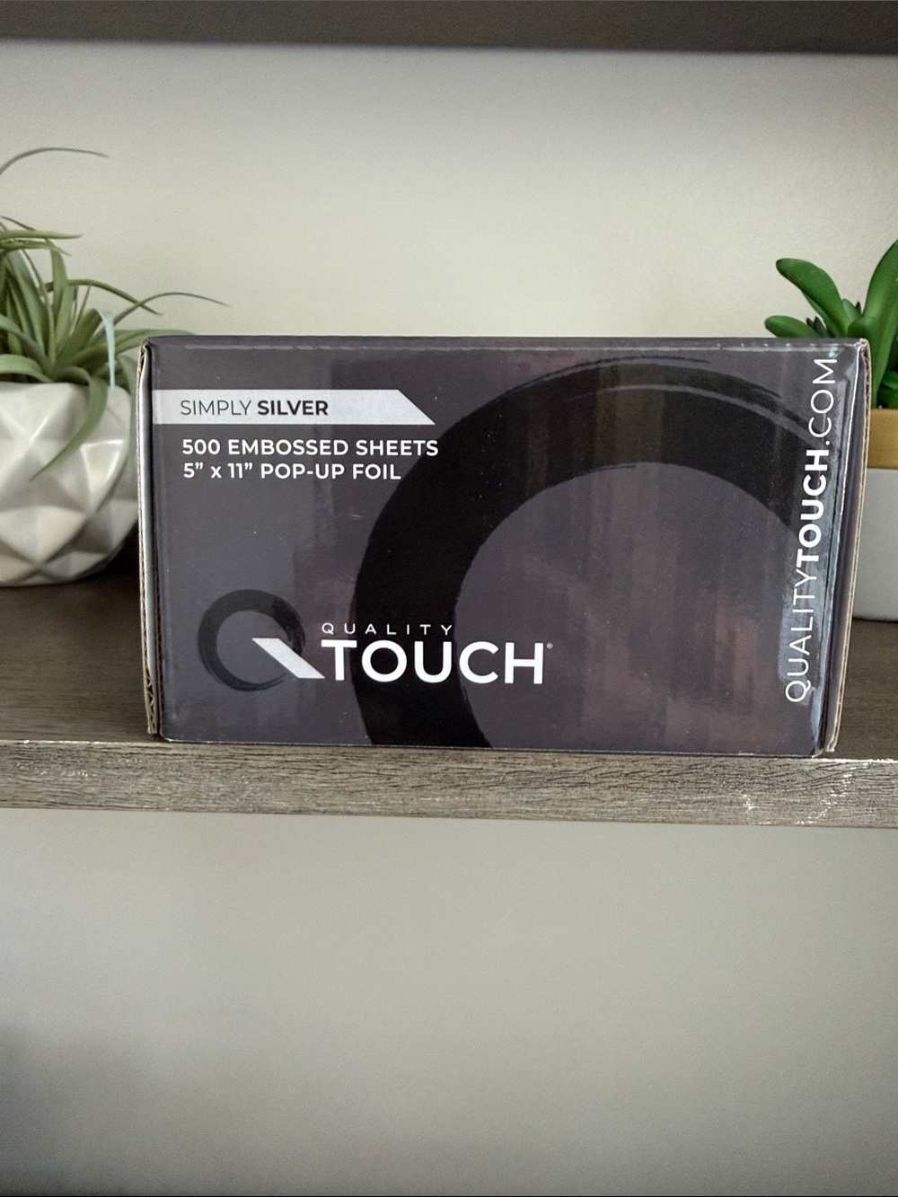 Quality Touch Simply Silver 500 Embossed Sheets - Pop-Up Foil